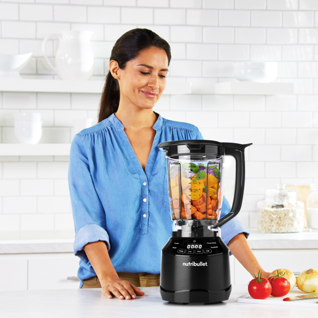 NutriBullet Smart Touch Blender Combo 1500 Blender / Mixer / Smoothie Maker