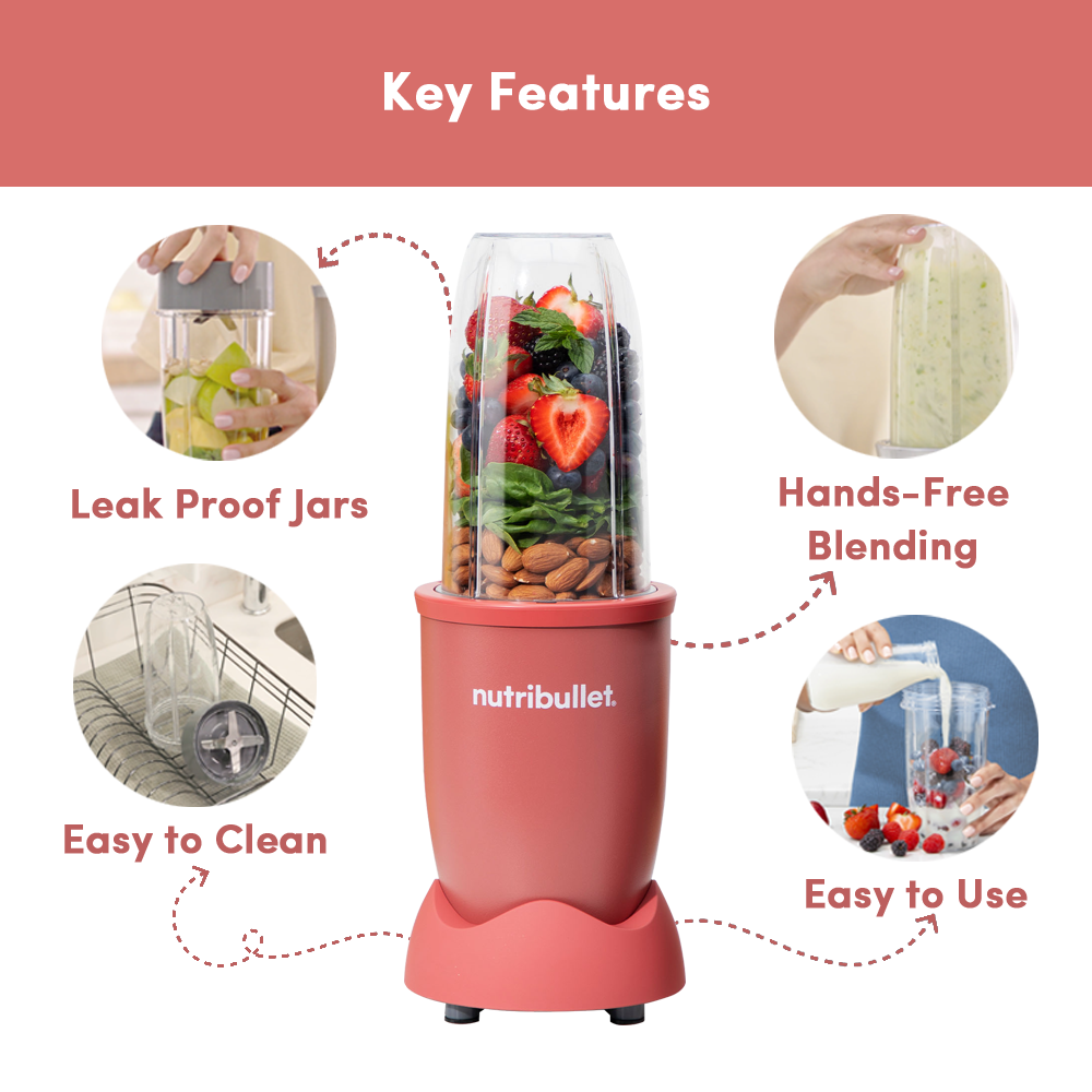 Renewed-NutriBullet Pro 900 Blender / Mixer / Smoothie Maker